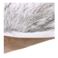 Tissu en peluche sherpa en daim, fourrure artificielle en faux renard désossée, doublure de chaussures, vente en gros