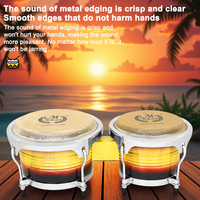 Wholesale Cuba Solid Wood Traditional National Percussion Instruments Latin Macho Hembra Drums Bongo Drum