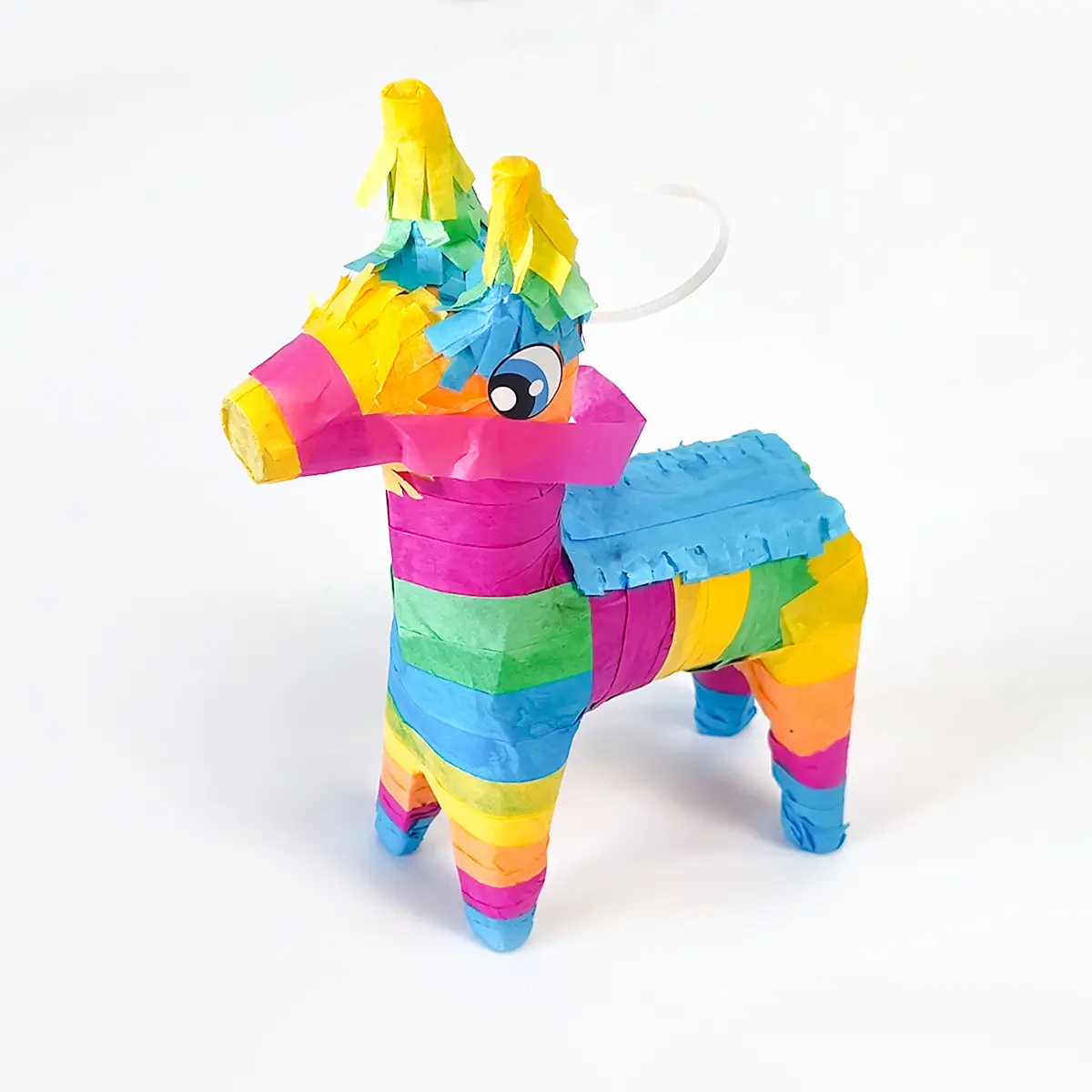 Mini rellenos de unicornio arcoíris para niños, decoraciones para fiesta de cumpleaños, burro mexicano