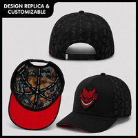 Casquette de baseball streetwear à visière incurvée en métal, avec étiquette métallique personnalisée, broderie, patch, fabrication OEM/ODM, vente en gros, faible MOQ, Mexique