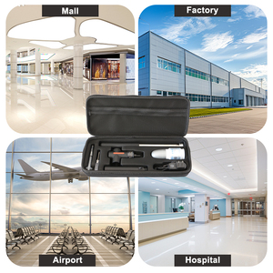 Điều khiển thông minh từ xa hai-in-one khói và nhiệt độ Tester với 80 dB báo động màu đen - Product Image 6