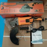 Meuleuse d'angle professionnelle filaire 3000W pour découpe de métal et polissage, disques de 230mm, haute puissance, qualité industrielle, 220V, meulage à palette