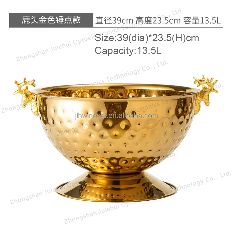 Short: Gold+concave point+deer head