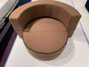 Mobili convertibili soggiorno camera da letto divano letto pieghevole Memory foam sedia rotonda pieghevole con divano pigro <span class=keywords><strong>Futon</strong></span> divano divano - Product Image 4