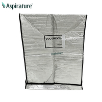 Housse de palette à bulles aluminisée sur mesure à 6 faces, isolée, anti-humidité et anti-poussière pour expédition maritime médicale