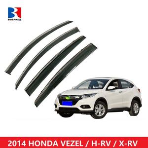 Déflecteurs de vitres pour HONDA VEZEL HRV HR-V X-RV 2014 – Pare-vent, pare-pluie, pare-soleil latéral, visière de porte, protection contre les intempéries - Product Image 2