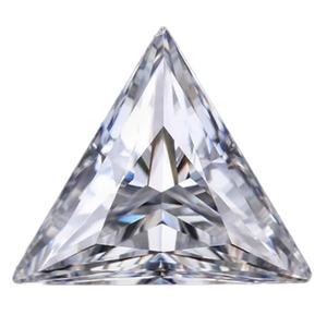 เพชรแล็บสร้างแบบหลวมขายส่ง ขนาด 3x3 มม.~4x4 มม. ทรงสามเหลี่ยม เกรด DEF/VS เพชรเมลี่เพาะเลี้ยงในห้องปฏิบัติการ - Product Image 1