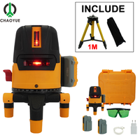 Niveau laser multi-lignes 3D auto-nivelant, 4 lignes verticales et 1 ligne horizontale, pour la construction