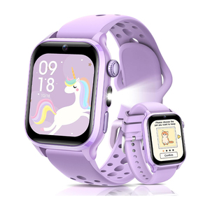 Montre intelligente pour enfants G71 avec écran IPS carré de 1,52 pouce, étanche IP68, avec cartes d'apprentissage, plus de 100 modes sportifs, moniteur de fréquence cardiaque, lampe de poche - Product Image 2