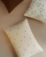 Neues Leben Babybettwäsche Kleinkindkissen mit Musseline Baumwollkissenbezug zum Schlafen und Reisen Krippe kleines Kissen