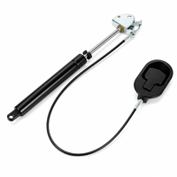 Vérin à gaz cylindrique réglable et verrouillable en acier pour mobilier de jardin, chaise, lit d'hôpital, capacité de charge de 25 lb