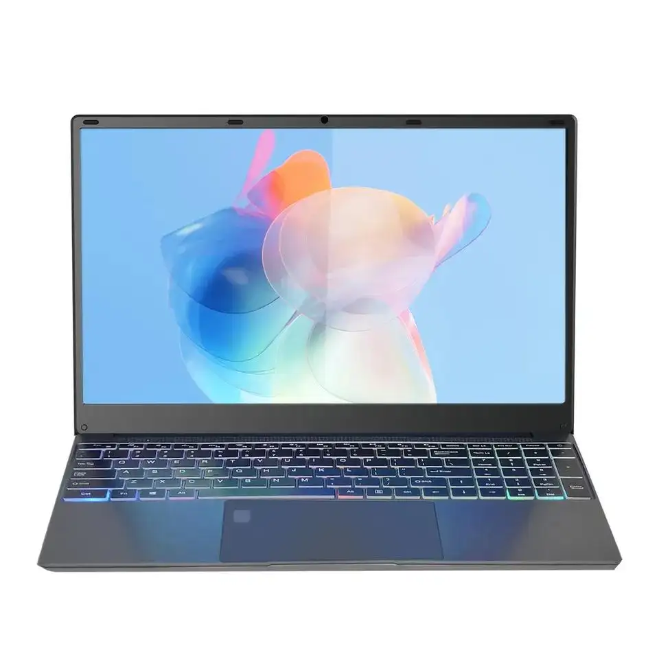 Produttore all'ingrosso nuovo arrivo più economico win10 win 11 laptop da gioco con custodia in metallo da 15.6 pollici con retroilluminazione