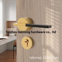 Poignée de porte intérieure en cuir véritable, moderne et minimaliste, en alliage de zinc, à fermeture magnétique silencieuse, pour villa et maison, vente directe usine