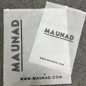 Packaging Bags Custom Printing Plastic Poly Zip Lock Packaging Bags For Clothes Zipper Bags With Logo Luxury Clothing Bags Transparent PE