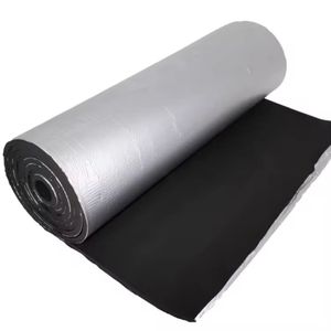 Modern Eco-Friendly Retarded Heat Proof Thermal Insulation NBR <b>PVC</b> Sponge Foam Rubber <b>Sheet</b> Aluminium Foil for Industrial Roof - Product Image 2