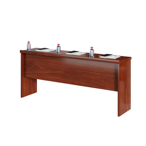Chiya Furniture Conference Table <b>Set</b> Rectangle Solid Wood Durable Training Meeting Room Furniture Customizable - Product Image 5