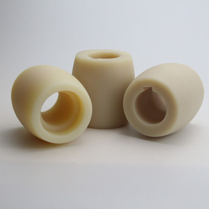 24324 Funda de Nylon 50*25, Buje de Plástico Blanco Beige para Piezas Mecánicas - Product Image 1