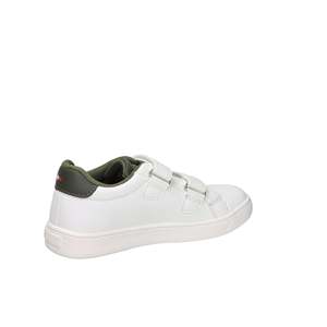 For Tommy for Kids Sneakers White Green <b>Hook</b> Loop Closure Breathable Mesh Lining Casual <b>Shoes</b> - Product Image 5