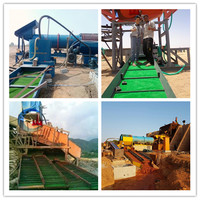 Machine de dragage d'or portable, Équipement d'extraction d'or avec canal de lavage High Banker