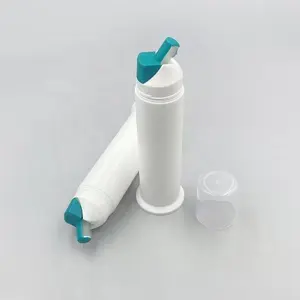 100 גרם ואקום פלסטיק משחת שיניים בקבוק לחיצה על משחת שיניים צינור אריזה