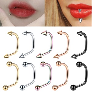 Chirurgisch Staal Doorboorde Sieraden 16G <span class=keywords><strong>Lippy</strong></span> Lus <span class=keywords><strong>Labret</strong></span> Monroe Piercing Stud Vorm Piercing Ring - Product Image 4