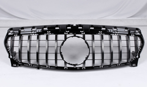 GT R <span class=keywords><strong>Panamericana</strong></span> Grille pour CLA W117 CLA200 CLA250 CLA45 2017-2019 Argent - Product Image 2
