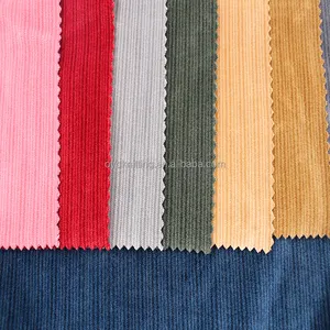 Fabricante AB Yarn Pin Strip Fabric para vestido/Jersey Velvet Super Soft Spandex Fabric