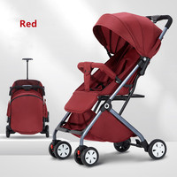 Vente flash - Poussette bébé multifonctionnelle pliable avec cadre en acier inoxydable à 5 points de sécurité, roues en EVA, pour bébés de 3 à 24 mois, 3 ans