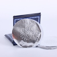 Chicha arabe de luxe en verre, rouge et bleue, avec feuille d'aluminium perforée – Meilleures ventes