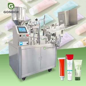 Small Ultrasonic Puck Desktop Mixing Sealer Collapsible Pneumatic Heat Aluminum Tube Fill Seal Machine - Product Image 1