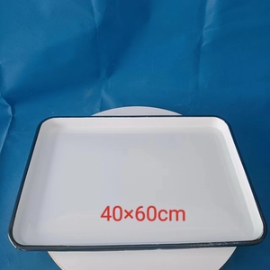 Plateau en émail – Vaisselle moderne polyvalente en porcelaine haute qualité, compatible OEM pour hôtels et laboratoires - Product Image 5