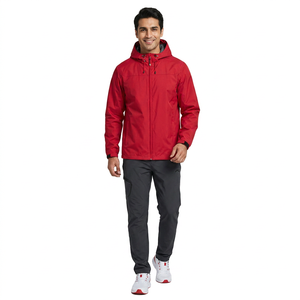 new style Outdoor Waterproof Windbreaker Running Training Wear Heat Strip <b>Custom</b> Men Windbreaker Jacket For Men - Product Image 1