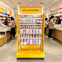 Présentoirs Pop-up, Étagères Double Face pour Minimarché, Accessoires de Présentation de Produits pour Magasins, Gondoles Métalliques pour Supermarché