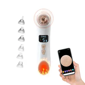 2021 Deep Skin Cleansing Gentle Heater App Support Electric Visual Blackheads Remover Vacuum