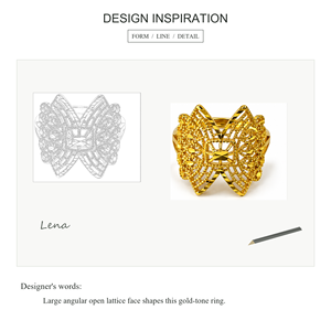 Bague de cocktail papillon dorée avec sertissage pavé, style glamour pour femme, bijoux de fête - Product Image 4