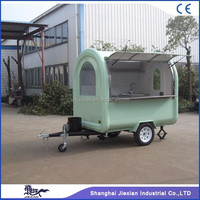 Chariot de nourriture de rue personnalisé pas cher, remorque alimentaire remorquable pour hot-dogs, crêpes, café rétro, glaces, camion de nourriture mobile