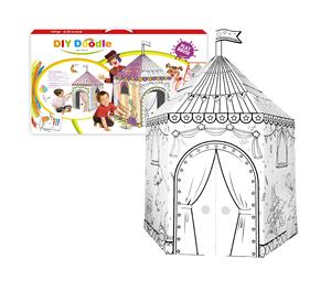 KSF 男女通用涂色纸游戏屋和绘图笔教育DIY涂鸦室儿童玩具 - Product Image 1