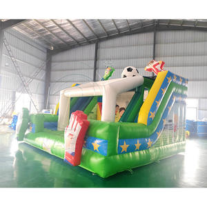 Kaleci Koruyucu Şişme Oyun Evi, Eldivenli Kale Girişi ve Futbol Topu Çatısı ile Kapalı Spor Etkinlikleri için - Product Image 5