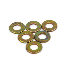 Rondelle plate ronde de grande taille <span class=keywords><strong>en</strong></span> acier au carbone de haute qualité, galvanisée à chaud (HDG) et revêtue de Dacromet, joint d'étanchéité DIN125 DIN9021, fixations - Product Image 6