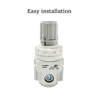 Régulateur de pression pneumatique AR10-M5-A AR20/AR30/AR40-02/03/04/B/B/BG-A 0,05-0,7 MPa avec manomètre