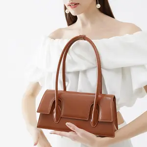 Оптовая продажа, кожаная сумка-тоут высокого качества для женщин, новинка 2023, модная дизайнерская сумка через плечо с французскими ручками для женщин