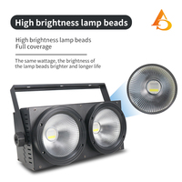 Nouveau design 2x100w led blinder light 2 yeux dmx cob public blinder light