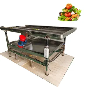 Potato tomato dewatering sorting table for fresh vegetable fruit Vibrating screen drain machine Drainage machine