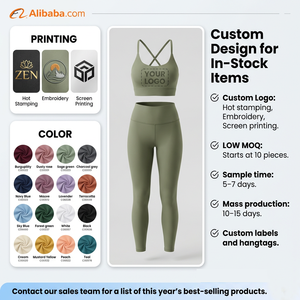 Conjunto de Yoga de Manga Larga con Logotipo Personalizado, 30% Spandex, Suave como la Mantequilla, Conjuntos de Yoga de Alta Resistencia, Ropa Deportiva para Después del Ejercicio - Product Image 4