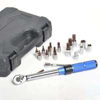 Ensemble d'outils manuels multi-embouts de haute précision en acier CR-V réglable de 1/4 po, avec boîte de rangement robuste, pour le bricolage et l'artisanat (OEM)