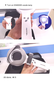 Analizador de Piel, Lámpara de Wood para Análisis Facial, Detector de Bacterias y Hongos, Luz Ultravioleta para Detectar Psoriasis, Vitíligo y Eccema - Product Image 5
