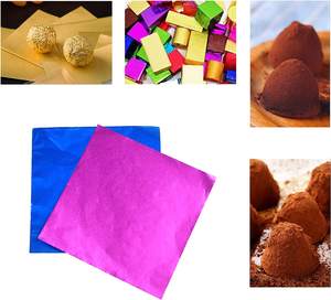 กระดาษห่อฟอยล์ช็อกโกแลตสีทองพิมพ์ลายตามสั่ง เกรดอาหารเนื้อนุ่ม แผ่นอะลูมิเนียม/ฟอยล์สำหรับบรรจุภัณฑ์ขนมแบบม้วน - Product Image 6