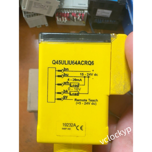 <b>Banner</b> Q45ULIU64ACRQ6 Ultrasonic Sensor, 1.4m Range, 0-10V 4-20mA Out, 24VDC in Used - Product Image 4