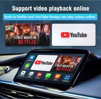 Boîte AI CarPlay sans fil, Android Auto, prend en charge YouTube, Netflix, interface de streaming intelligent, adaptateur de boîte de lecture multimédia pour Apple CarPlay