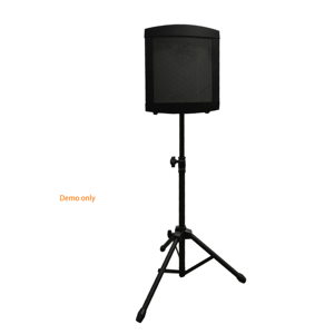 BS-325B-1 Heavy Duty Compact Metal Rubber <b>Speaker</b> <b>Stand</b> Tripod 30kg Capacity 65-101cm Height for Improved Sound Projection - Product Image 5